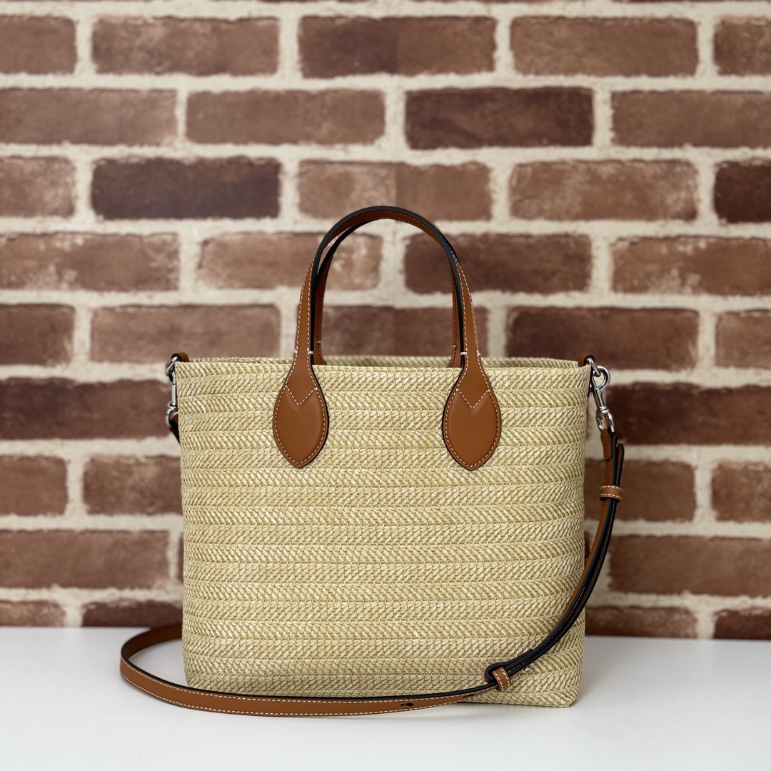 Bagsaaa Gvc*1 Small Straw-Effect Tote 779671 - 26x25x11cm